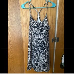 Outdoor Voices Exercise Dress- Snow Leopard Print! XL. Good condition!